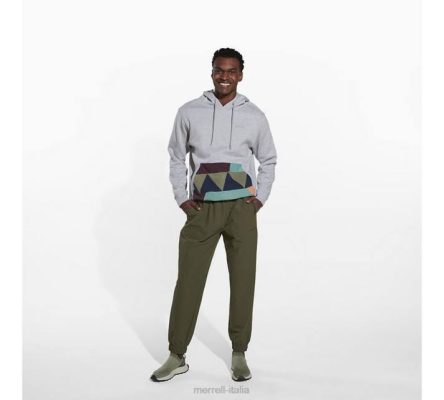 Merrell Felpa con cappuccio pullover di scarto (jms26641-050) 68J6557 - Merrell Italia erica grigia uomini vestiti