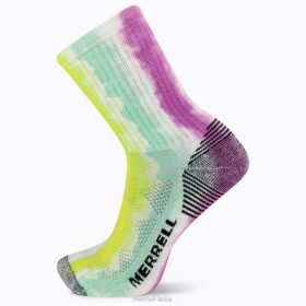 Merrell calzino girocollo a righe dipinte con stampa moab 360 (jss27003-652) 68J6304 - Merrell Italia rosa multi unisex accessori