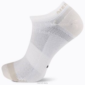 Merrell calzino leggero da trail runner no show (jss27017-100) 68J6220 - Merrell Italia bianco unisex accessori