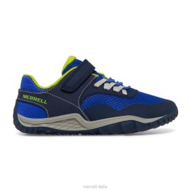 Merrell guanto da trail 7 a/c (mk266791k) 68J61441 - Merrell Italia blu/lime bambini scarpe