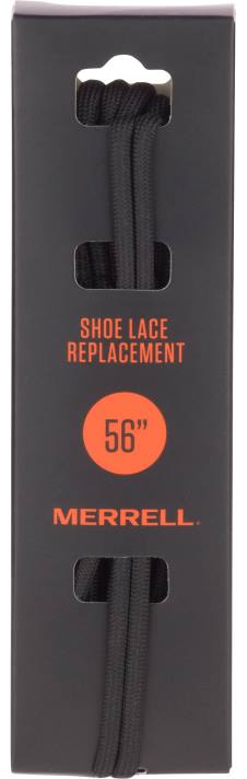 Merrell lacci per scarpe tondi (jas25084-010) 68J6587 - Merrell Italia nero unisex accessori
