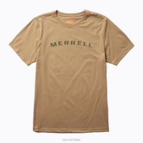 Merrell maglietta a maniche corte con marchio (jms26332-176) 68J6586 - Merrell Italia tinta seppia uomini vestiti