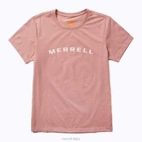 Merrell maglietta a maniche corte con marchio (jws26368-627) 68J61301 - Merrell Italia rosa di cenere donne vestiti