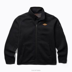Merrell maglione meteo full zip (jmf26296-010) 68J6428 - Merrell Italia nero uomini vestiti