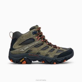 Merrell moab 3 metà (j035867) 68J6134 - Merrell Shoes Italia oliva uomini scarpe