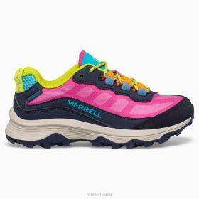 Merrell moab speed basso impermeabile (mk166215) 68J61371 - Merrell Italia marina/multi bambini scarpe