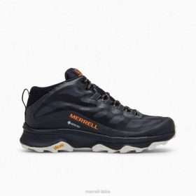 Merrell moab speed mid gore-tex (j135409) 68J6189 - Scarpe Merrell nero uomini scarpe