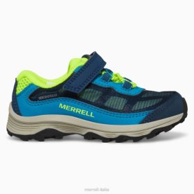 Merrell moab velocità bassa aria condizionata jr. sneaker impermeabile (ml267122) 68J61368 - Merrell Italia marina/ciao vale a dire bambini scarpe