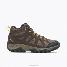 Merrell oakcreek metà impermeabile ampia larghezza (j036401w) 68J6604 - Merrell Shoes Italia espresso uomini scarpe