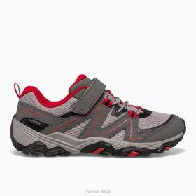 Merrell ricerca sul sentiero (mk263181) 68J61351 - Merrell Italia grigio/rosso/nero bambini scarpe