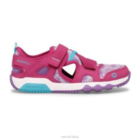 Merrell sandalo Hydro Free Roam Chroma Monarca (mk165857k) 68J61504 - Merrell Italia fucsia bambini scarpe