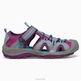 Merrell sandalo idro 2 (mk166974) 68J61475 - Merrell Italia grigio/bacca bambini scarpe