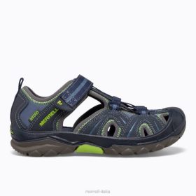 Merrell sandalo idro (mc53375) 68J61408 - Merrell Italia blu marino/verde bambini scarpe