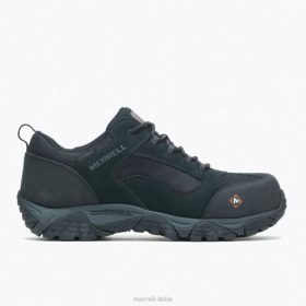 Merrell scarpa da lavoro moab onset impermeabile con punta comp (j099503) 68J6384 - Merrell Shoes Italia nero uomini scarpe