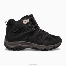 Merrell stivale impermeabile moab 3 mid (mk265702) 68J61431 - Merrell Italia nero bambini scarpe