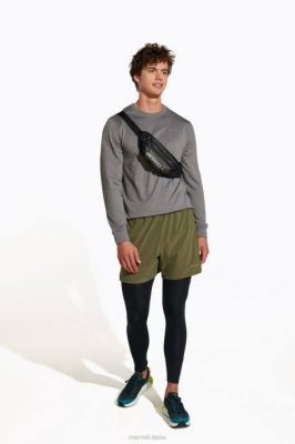 Merrell trail running breve (jmf26581-326) 68J6406 - Merrell Italia oliva polverosa uomini vestiti