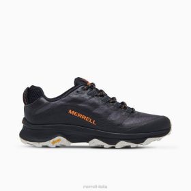 Merrell velocità moab (j135399) 68J6513 - Merrell Shoes Italia nero uomini scarpe